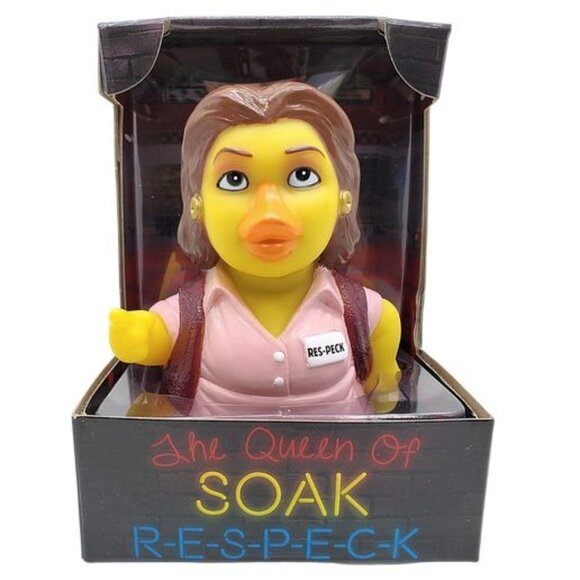 Queen of Soak - Duck Collectible Toy - Floating Unique Gift For Kids & Adults - Picture 1 of 6
